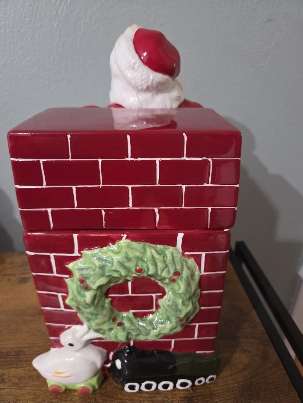 Vintage 2005 Gibson Coca Cola Santa Claus Cookie Jar.